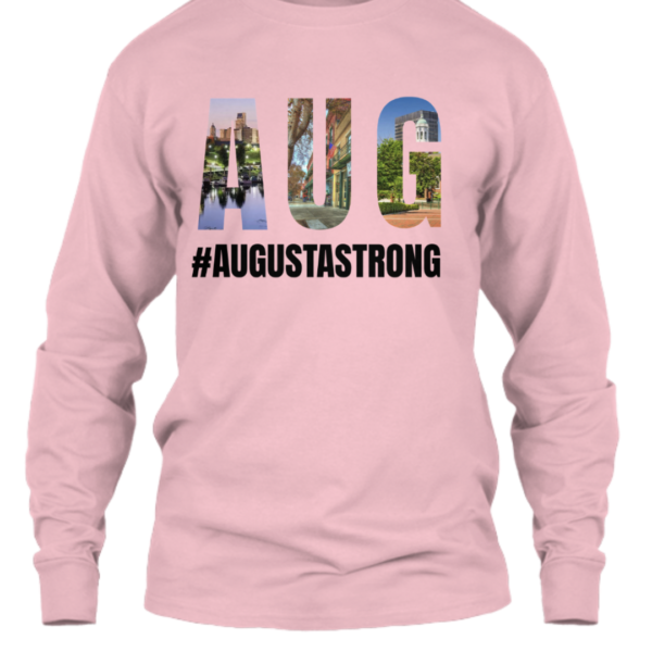 Augusta Strong Long Sleeve Pink Tee